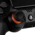 thumbnail image 3 of eXtremeRate Dual-Color Replacement 3D Joystick Thumbsticks for PS5 Controller, Black Orange Analog Thumb Sticks with Screwdriver for PS4 Slim Pro Controller, 3 of 6
