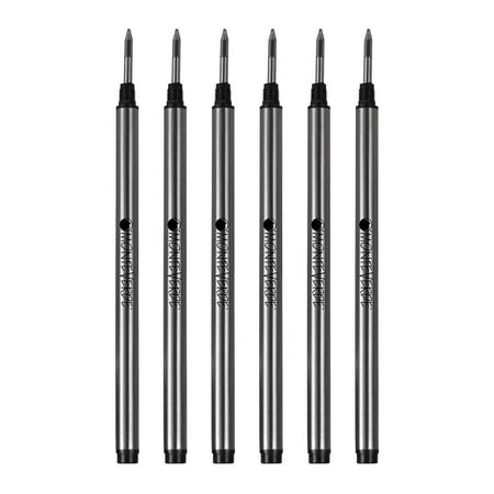 UPC: 0080333907801 | Monteverde Rollerball Pen Refill Fine Point Black Ink 6 Pack (M223BK)