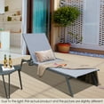 thumbnail image 4 of Costway Lot de 2 Chaises Longues de Patio, Fauteuils Inclinables, Dossier Réglable à 6 Positions, Jardin, Terrasse, 4 of 8