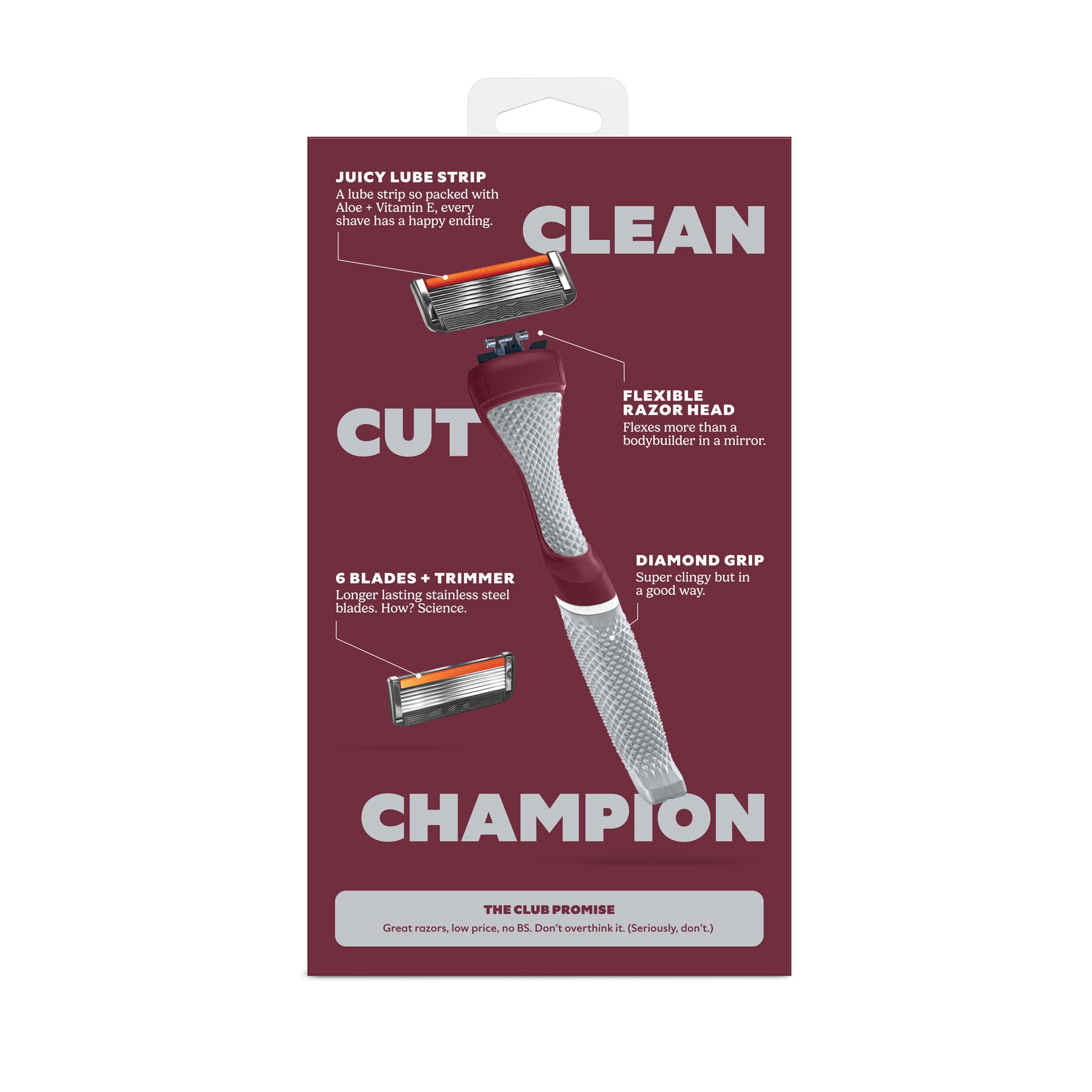 Dollar Shave Club Mississippi State 6-Blade Razor Starter Set