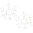 thumbnail image 1 of 2PCS Christmas Snowflake Window Lights Decorations Led Snowflake Lights for Home Xmas Decor Warm Light White, 1 of 7