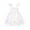White, variant on Tiny Cutey Toddler Girl Tulle Tutu Dress Baby Vintage Party Princess Skirt Set for 3-4T