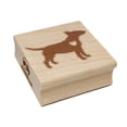 thumbnail image 1 of Bull Terrier Dog with Heart Square Rubber Stamp Stamping Scrapbooking Crafting - Medium 1.75in, 1 of 7