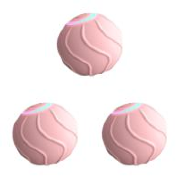 Pelota Rodante para Gatos Juguete Interactiva Eléctrica Interiores () Rosa