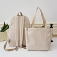 thumbnail image 4 of 2pcs/set Femmes Sac à Dos de Voyage de Mode Sac d'École avec Sac à Main (Violet), 4 of 10