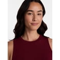 thumbnail image 5 of Time and Tru Women’s Sleeveless Knit Swing Dress, Sizes XS-XXXL, 5 of 6
