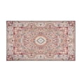 thumbnail image 2 of Boho Pink Carpet Rugs and Mats Non Skid Washable Absorbent Microfiber Soft Kitchen Mat for Floor Set Of 2 Decor Stain Resistant 17"x47"+17"x30", 2 of 7