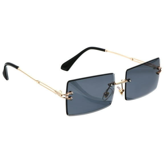 ROSENICE 1 Pair PC Square Rimless Sunglasses for Men UV Protection Wear