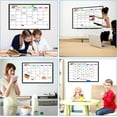 thumbnail image 2 of Dry Erase Calendar Whiteboard for Wall 36" x 24", Magnetic Monthly White Board Calendar Dry Erase with Tray, Black Aluminum Frame Bulletin Board for Office Home and School, 2 of 4