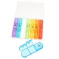 thumbnail image 3 of LEEYNEER 21 Compartment Pill Box Large Organizer Mini with Labels Travel Medicine Kit Boxes, 3 of 8