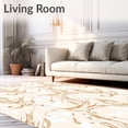 thumbnail image 2 of ODIKA 5'x7' Machine Washable Non-Slip Area Rug, Celestial Dreamscape Touch Heavenly Cloud Like High Traffic Rug, Beige, 661320, 2 of 7