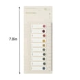 thumbnail image 2 of Envelopes Transparent Sticky Notes Classification Label Index Sticker Sticky Notes Stationery Set, 2 of 5