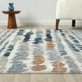 thumbnail image 4 of Ox Bay Wesley 2' x 3', Blue/Gray Abstract Washable Indoor Area Rug by Evette Rios, 4 of 8