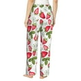 thumbnail image 3 of Balery Strawberry1 print Women's Pajama Pants,Ultra Lightweight Pjs,Lounge Pant-Medium, 3 of 9