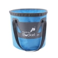 thumbnail image 3 of Cubo plegable Contenedor de almacenamiento de agua Cubo de almacenamiento de agua plegable Ahorro de espacio Pie SPA Remojar pies Lavabo de viaje para Azul, 3 of 8
