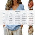 thumbnail image 3 of Dealovy Cotton Linen T-Shirts for Women Casual Long Sleeve V Neck Flowy Tunic Tops Dressy Summer Loose Fitted Fashion Tees Blouses, 3 of 6