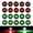 Red (10 PCS) + Green (10 PCS), variant on (Pack of 20)3/4 Inch Mount White LED Clearance Bullet Marker lights, Side LED marker lights for trailer Truck RV Car Bus Van