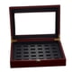 thumbnail image 4 of Caja de madera para joyería, organizador de joyas, expositor de anillos 27 ranuras, 4 of 8