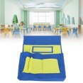 thumbnail image 1 of Chair  Back Organizer, Chairback Pocket Strong Stitching Clear Label Slot Washable  For School, 1 of 8