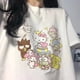 thumbnail image 2 of Camiseta de manga corta de algodón de Hello Kitty para niños, novedad de verano, estampado de dibujos animados de hermana suave japonesa para fiesta de Sanrio, 2 of 4