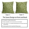thumbnail image 5 of Lime Green Pillow Covers 16x16 Set of 2 Vintage Floral Botanical Print Spring Flower Plant Pattern Decorative Throw Pillow Cases Outdoor Farmhouse Decor for Home Sofa Couch Bed, 5 of 6