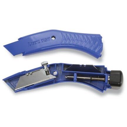 Lutz 35701#357 Yellow Quick Change Heavy Duty Utility Knife and Plastic Holster (357-YL)