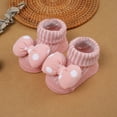 thumbnail image 2 of TOOYOU Baby Girls Socks Infant Newborn Cartoon Non Slip Socks Walking Shoes Infant Slippers Size 0-6 Months, 2 of 5