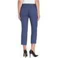 thumbnail image 2 of Hilary Radley Women's Stretch Slim Leg Crop Pant (16, Blue Combo), 2 of 4