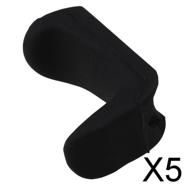Reposapiés de Goma Baoblaze para Clarinete Oboe 5 Piezas 14,5-17,5 mm Negro