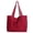 Red, variant on SUOSDEY Corduroy Tote Bag for Women,Casual Large Capacity Work Bag Hobo Crossbody Handbags