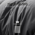 thumbnail image 4 of Grey Goose Feather Down Comforter Queen Size, Premium All Season Duvet Insert, 750+ Fill Power 1200TC Cotton Blend Fabric Hotel Style Comforter, 42 Oz Lightweight (90x90, Dark Grey), 4 of 9