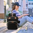 thumbnail image 4 of Rewenti Large-Capacity Mummy Bag Multi-Functional Portable Mother'S Storage Backpack Mother'S Multi-Compartment and Baby Bag When Going Out, 4 of 4