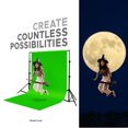 thumbnail image 3 of LS Photography 10 ft. Photo Backdrop Stand Kit with 9x13 ft Green Backdrop, Spring Clamps, WMT1910, 3 of 8