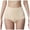 Beige, variant on Yammkia Womens Panties Tummy Control Women's Breathable Underwear, Moisture Wicking Keeps You Cool & Comfortable (Black,XL)