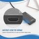 thumbnail image 4 of Micro-USB to HDMI Adapter 1080P HDMI Cable for Android Phone Tablet TV Support 192KHz Digital Audio, 4 of 5
