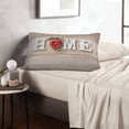 thumbnail image 5 of Plush Throw Pillow Covers, Home Heart Pillow Cases with Invisible Zipper, Breathable Microfiber Pillow Cases Standard Size for Sleeping Bedroom Sofa Living Room 14x20, 5 of 5