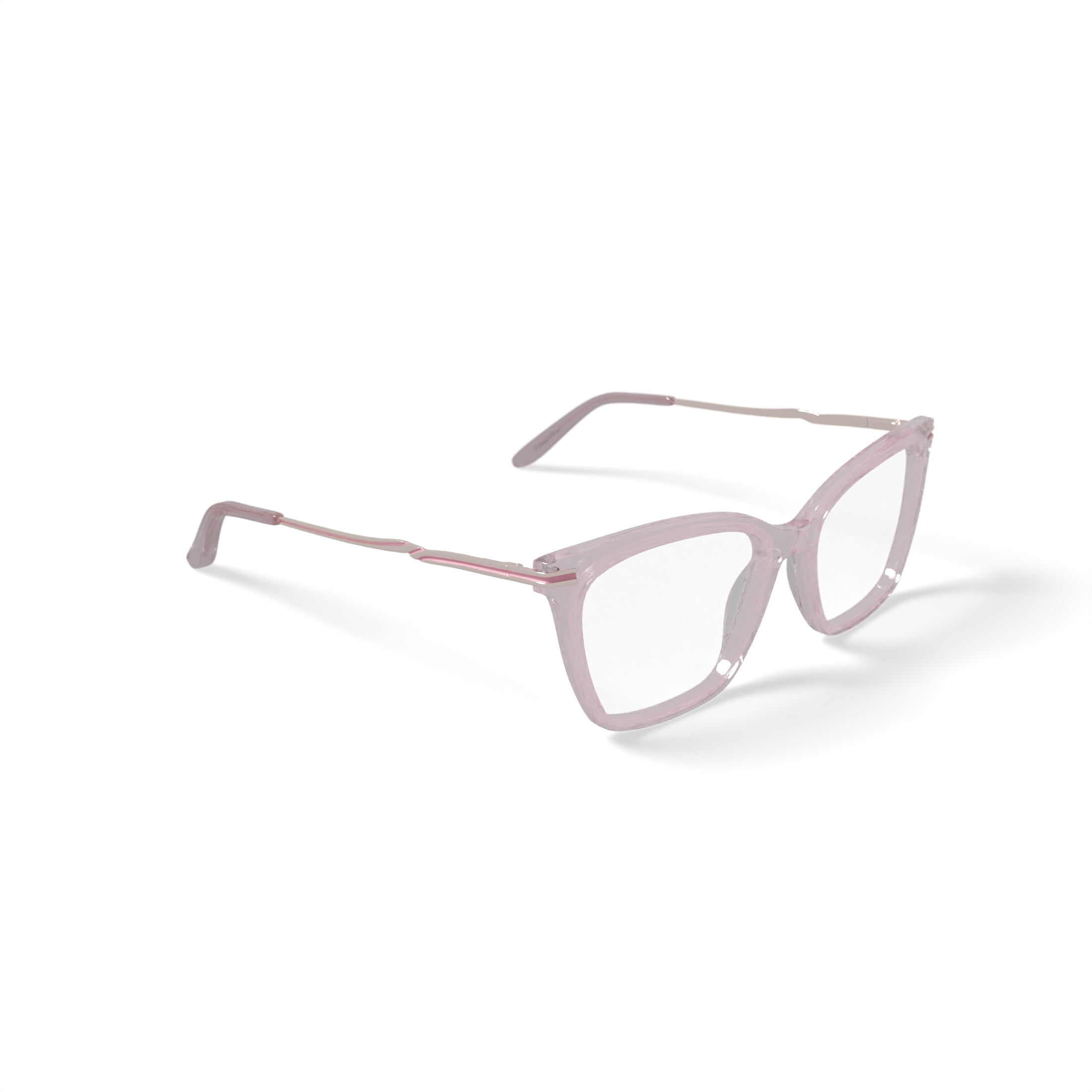 Sophia Loren Women's H07Z Cat Eye Prescription Eyeglasses with Case, Pink