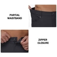 thumbnail image 4 of TACVASEN Men's Lightweight Water Resistant Cargo Shorts 10" Quick Dry Brethable Hiking Golf Shorts with 5 Zipper Pockets for Summer Outdoor sports Casual Work Dark Gray 34, 4 of 8