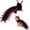 Red-AA3, variant on Cat Caterpillar Centipede Costume Funny Halloween Pet Outfit,Plush Adjustable 4 Point Design,50 Inch Long Costume for Small Medium Large Cats