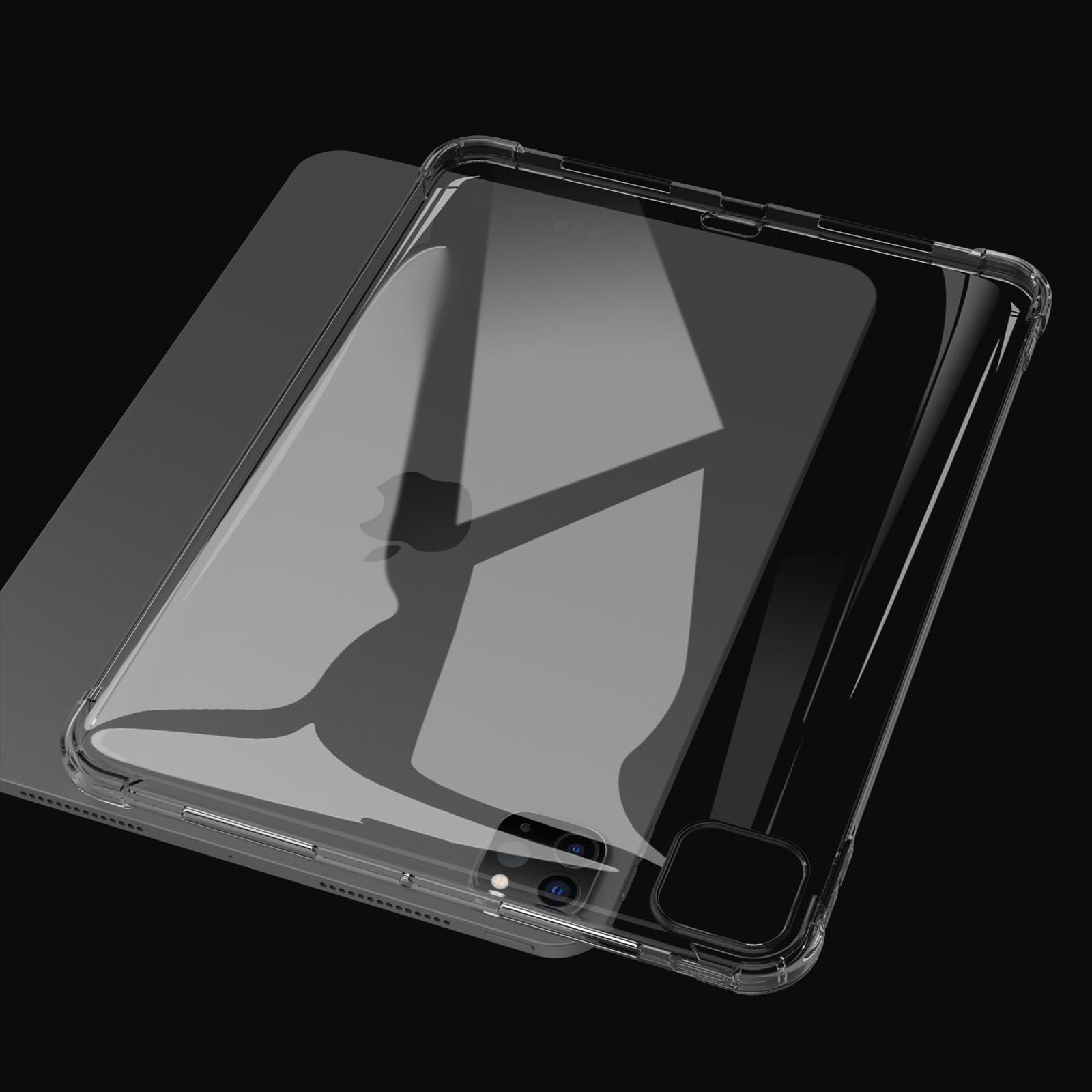 TECH CIRCLE For Apple iPad Pro 13-Inch (M4/M5) 2024/2025 Release Slim Clear Back Cover Case, Lightweight Protective Scratch Resistant Soft TPU Case, Transparent