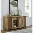 thumbnail image 5 of Maklaine Modern / Contemporary 4 Door Wood Buffet in Brown Finish, 5 of 12