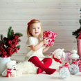 thumbnail image 2 of 5Pairs Baby Knee High Socks Girls Tube Long Socks Boys Newborn Infants Toddlers Ruffled Socks, 2 of 6