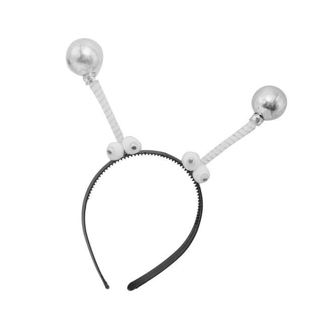 Diadema alienígena Yuyangstore aro para el pelo para fiesta temática espacial Plata