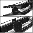 thumbnail image 6 of Ikon Motorsports Fits 19-21 Honda Civic T-R Style Glossy Black Front Bumper Mesh Grille - ABS 2019 2020, 6 of 7
