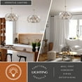 thumbnail image 3 of Euclid 20" 3 Light Pendant Aged Brass, 3 of 12