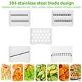 Vegetable Cutter,Mandoline Slicer Adjustable Vegetable Chopper