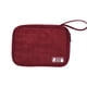 thumbnail image 1 of Seitruly Estuche para cable de carga de datos portátil Bolsa de transporte Auricular Bolsas de almacenamiento de cable Dispositivo electrónico Videojuegos y accesorios Vino rojo, 1 of 6