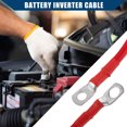 thumbnail image 3 of Unique Bargains Universal for Car Copper Battery Inverter Cables 6 AWG Gauge 5/16'-5/8' Battery Terminal Cable 18' Red, 3 of 7