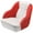 White red stitching, variant on Kselythan Pontoon Boat Seat,Captain Bucket Seat,Boat Captains Chair,Fishing Seats For Boats,1PCS