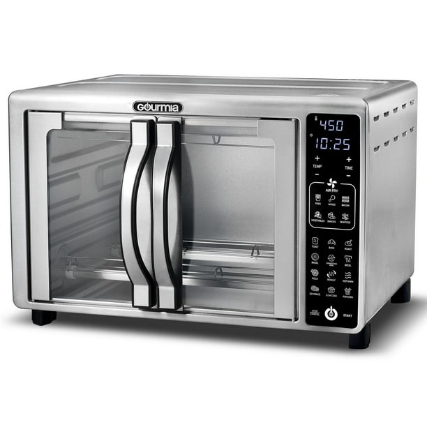 Gourmia Digital Air Fryer Toaster Oven with Single-Pull French Doors ...